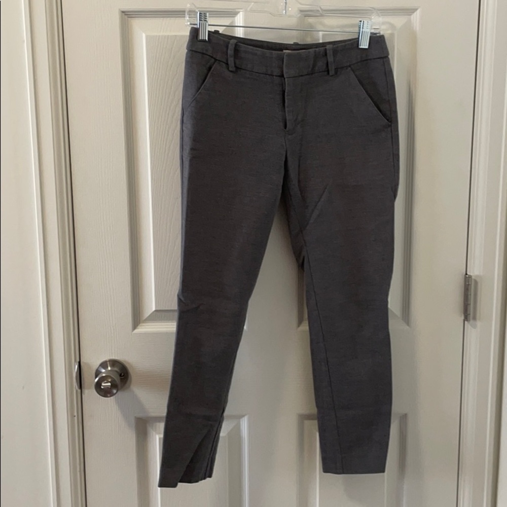 Grey Crop Work Slacks
